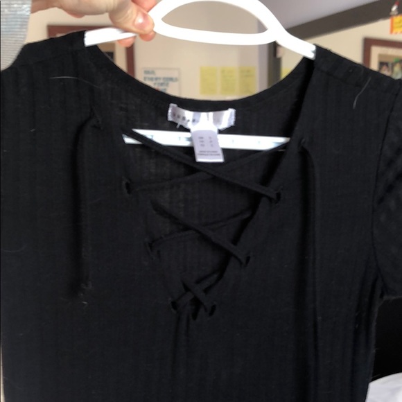 Urban Heritage Black Strappy Bodysuit - Picture 2 of 4